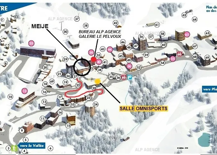 La Meije - 2 Pieces 5 Pers - La Meije - R5mje - Plagne Centre Mae-5764 Daire La Plagne